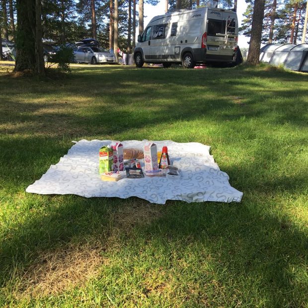 Hilsen fra en campingplass i Setesdalen