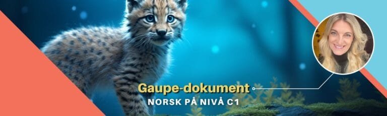 Gaupe: Lær norsk på C1-nivå (Dokument)