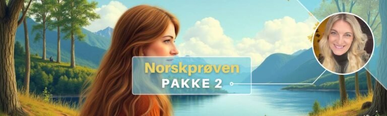 Norskprøven – Pakke 2 (Nivå B2)