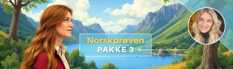 Norskprøven – Pakke 3 (Nivå B2)