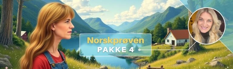 Norskprøven – Pakke 4 (Nivå B2)