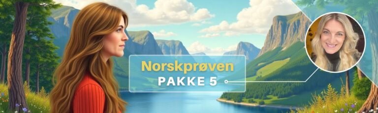 Norskprøven – Pakke 5 (Nivå B2)