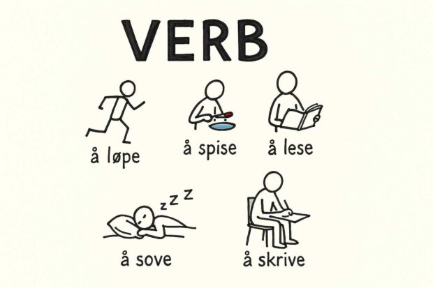 Hva er verb: En guide til norsk grammatikk for deg som vil bestå norskprøven