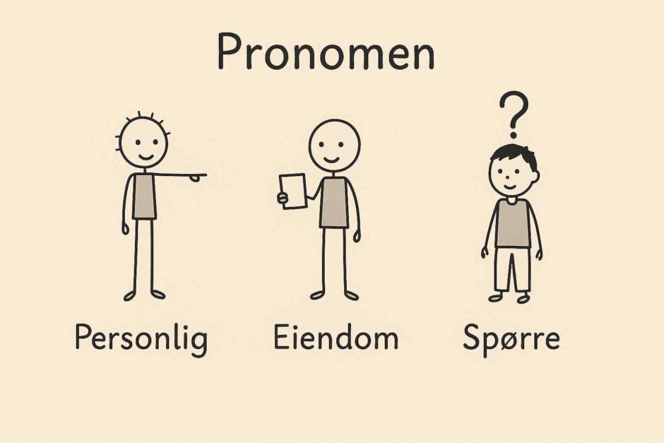 De ulike typene pronomen